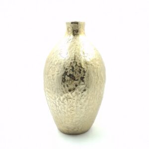 metal vase 37 front golden