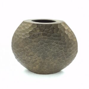 metal vase 49 front antique