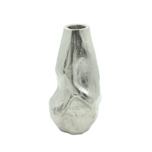metal vase 40 front silver