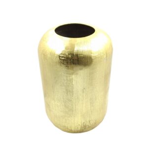 metal vase 50 front golden