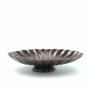 metal bowl 11 fluted