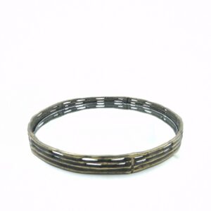 metal tray 21 round glass