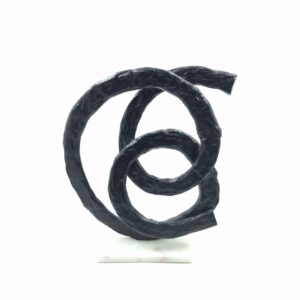 metal figurine 67 loop black
