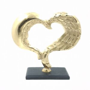 metal figurine 19 heart