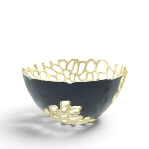 metal bowl 17 dual tone