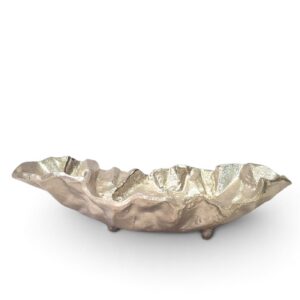 metal bowl 27 footed