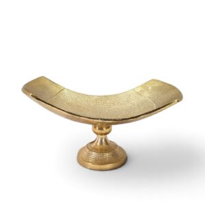 metal bowl 33 boat gold