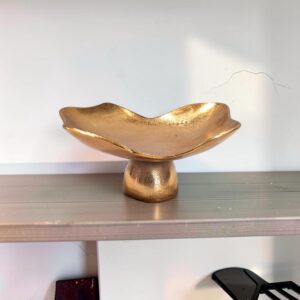 metal bowl 43 pedestal wavy lifestyle