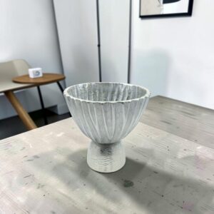 metal bowl 46 pedestal nickel lifestyle