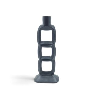 metal candlehilder 02 black