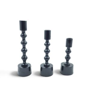 metal candleholder 03 black
