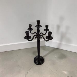metal candleholder 07 candelabra black lifestyle