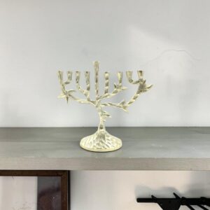 metal candleholder 08 menorah