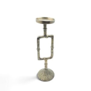 metal candleholder 12 antique pillar