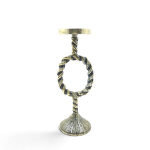metal candleholder 13 rope