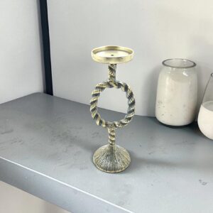metal candleholder 13 rope top lifestyle