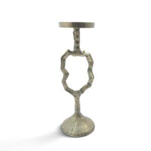 metal candleholder 14 wavy