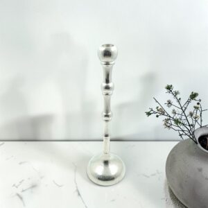metal candleholder 21 silver