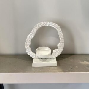 metal candleholder 26 frame oval