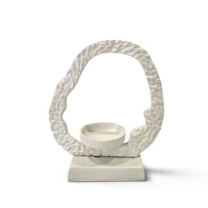 metal candleholder 26 frame oval