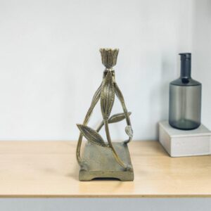 metal candleholder 27 leaf lifestyle
