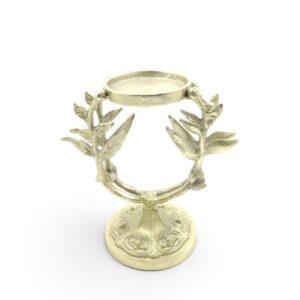 metal candleholder 28 leaf branch