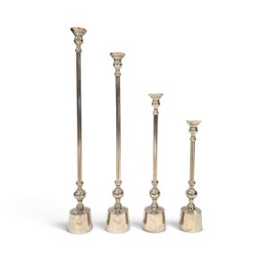 metal candleholder 38 silver set