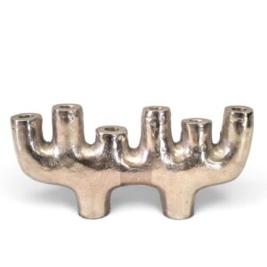 metal candleholder 48 silver multibranch