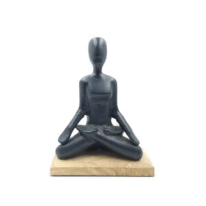 metal figurine 02 meditation front