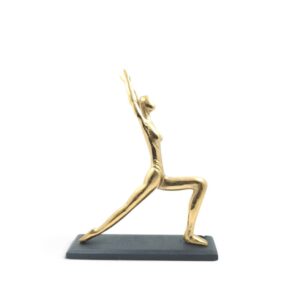 metal figurine 06 yoga side
