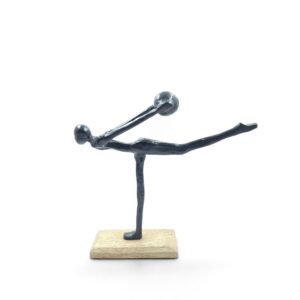 metal figurine 09 yoga front