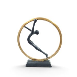 metal figurine 14 gymnast