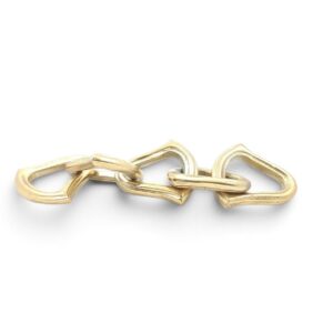 metal figurine 18 loop golden