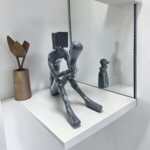 metal figurine 23 man lifestyle