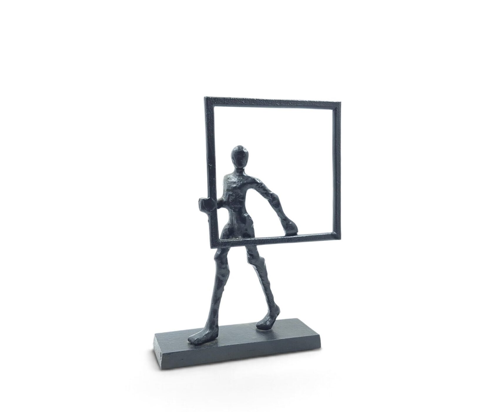 metal figurine 26 square man