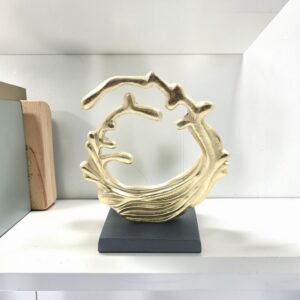 metal figurine 32 golden loop lifestyle