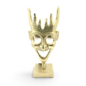 metal figurine 37 face