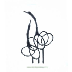 metal figurine 40 crane