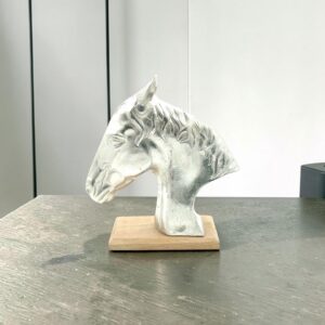metal figurine 44 horse silver lifestyle