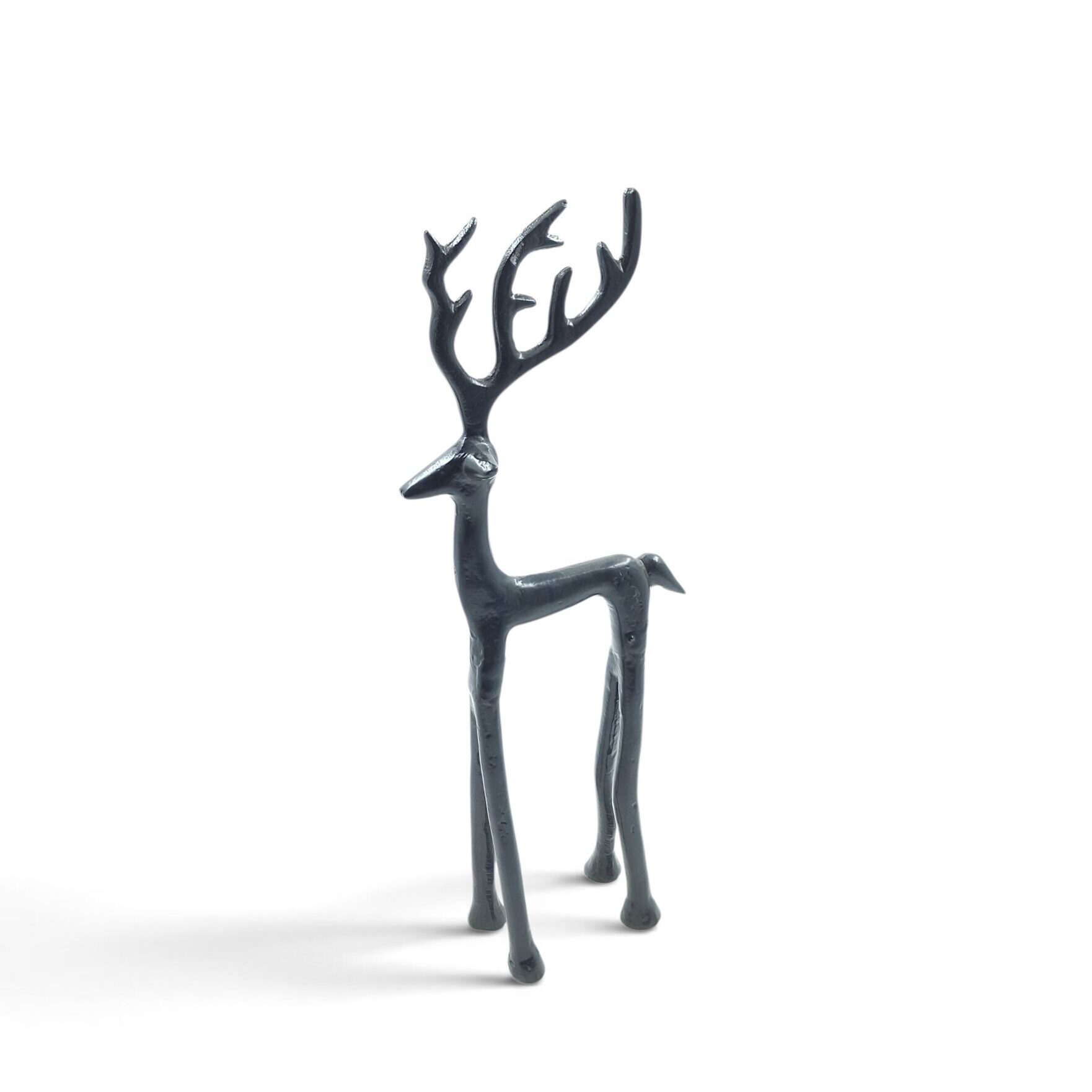 metal figurine 48 deer side