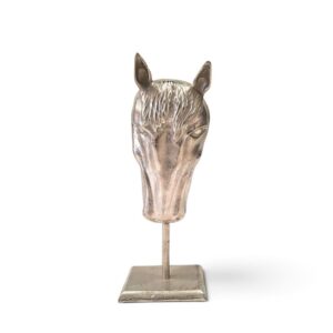metal figurine 52 horse front