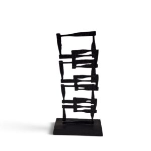 metal figurine 55 geometric