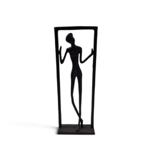 metal figurine 56 man door