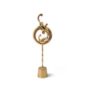 metal figurine 58 peacock