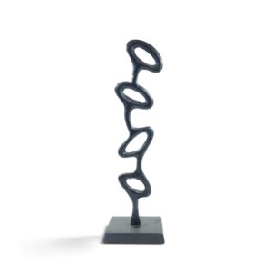 metal figurine 72 black rings