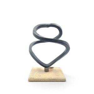 metal figurine 24 black loop