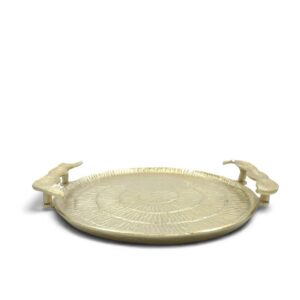 metal tray 03 gold hand