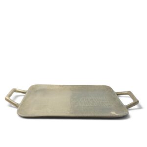 metal tray 14 bronze handles