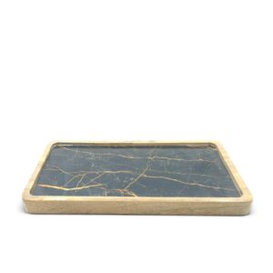 wood tray 26 black