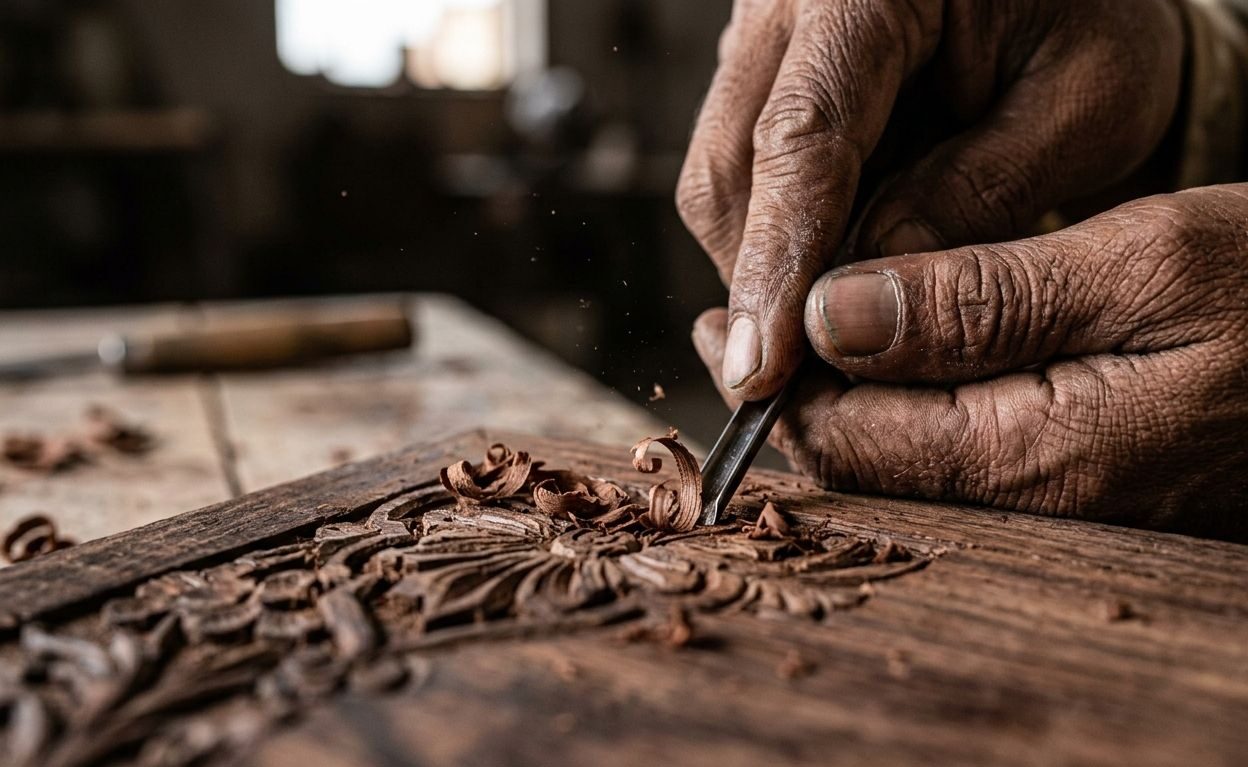 hand carving